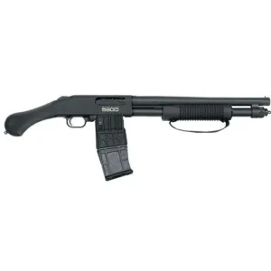 MOSSBERG 590M SHOCKWAVESGP 12 GA 14" BS BBL CYL MAT BLUE RAPTOR GRIP 26" OAL 10/RD MAG ATF APPROVED