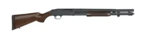 MOSSBERG RETROGRADE 590 SGP 12GA 20IN BBL HEAT SHEILD WALNUT STK AND CORNCOB FE 8RD BAYONET LUG