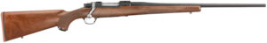 Ruger 37115 Hawkeye  Sports South Exclusive Full Size 257 Roberts 4+1 22" Satin Blued Alloy Steel Barrel, Receiver w/Integral Scope Mount, American Walnut Fixed Stock, Right Hand