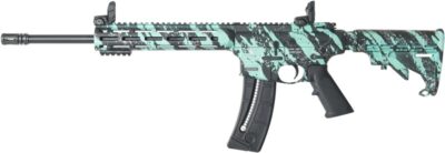 S&W M&P15-22 SPORT 22LR 16.5" - 25-SH 6-POS STK ROBINS EGG BL