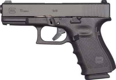 GLOCK 19 GEN4 9MM LUGER FS - 15-SHOT BLACK REBUILT