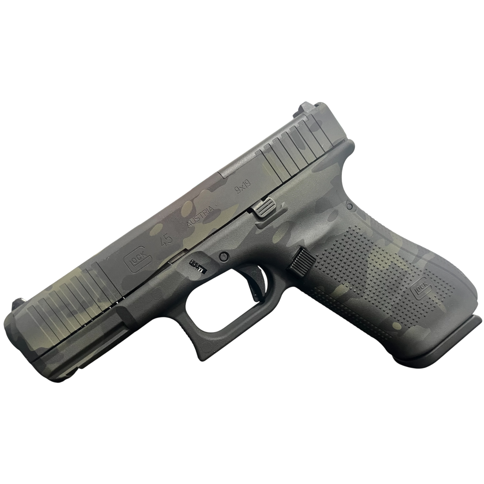 GLOCK 45 GEN 5 MOS BLACK MULTICAM FS 9MM PISTOL FXD 5.5lb 3-17RD MAGS - Glock