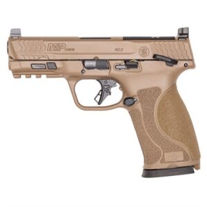M&P 10MM M2.0 OR 10MM AUTO 4â BBL (2)15RD FDE W/SAFETY