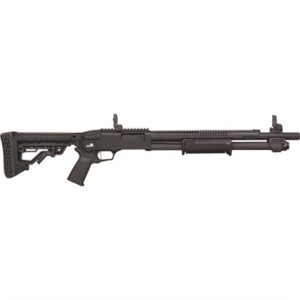 590R 12 GAUGE 18.5'' BBL 7 ROUND BLACK W/MBUS SIGHTS