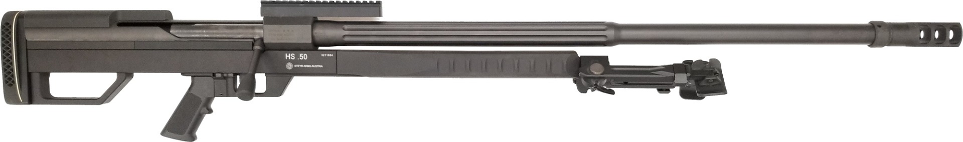 Steyr Arms HS .50 Rifle - Black | .50 BMG | 33" Barrel | Single Shot - Steyr