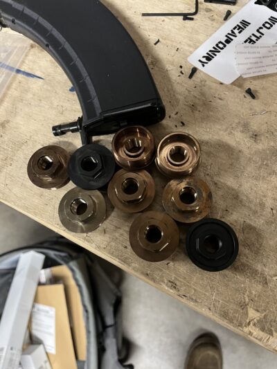 1/2-28 Bravo Direct Thread Base, Titanium
