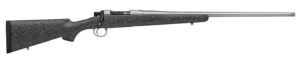 Nosler 41021 M21  33 Nosler 3+1 24" Barrel, Stainless Steel Nitride Metal Finish, Gray Speckled Black All-Weather Epoxy Stock