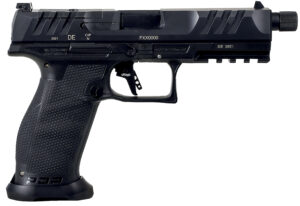 Walther Arms 2858142 PDP Pro SD 9mm Luger 10+1 5.10" Threaded Barrel, Black, Optic Cut/Serrated Slide, Polymer Frame with Pic. Rail, Performance Duty Grip, Flared Magwell