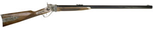 Cimarron AS200 1874 Rifle From Down Under II 45-70 Gov 1rd 34" Blued Octagon Barrel, Color Case Hardened Stainless Steel Receiver, Walnut Fixed Stock, Right Hand