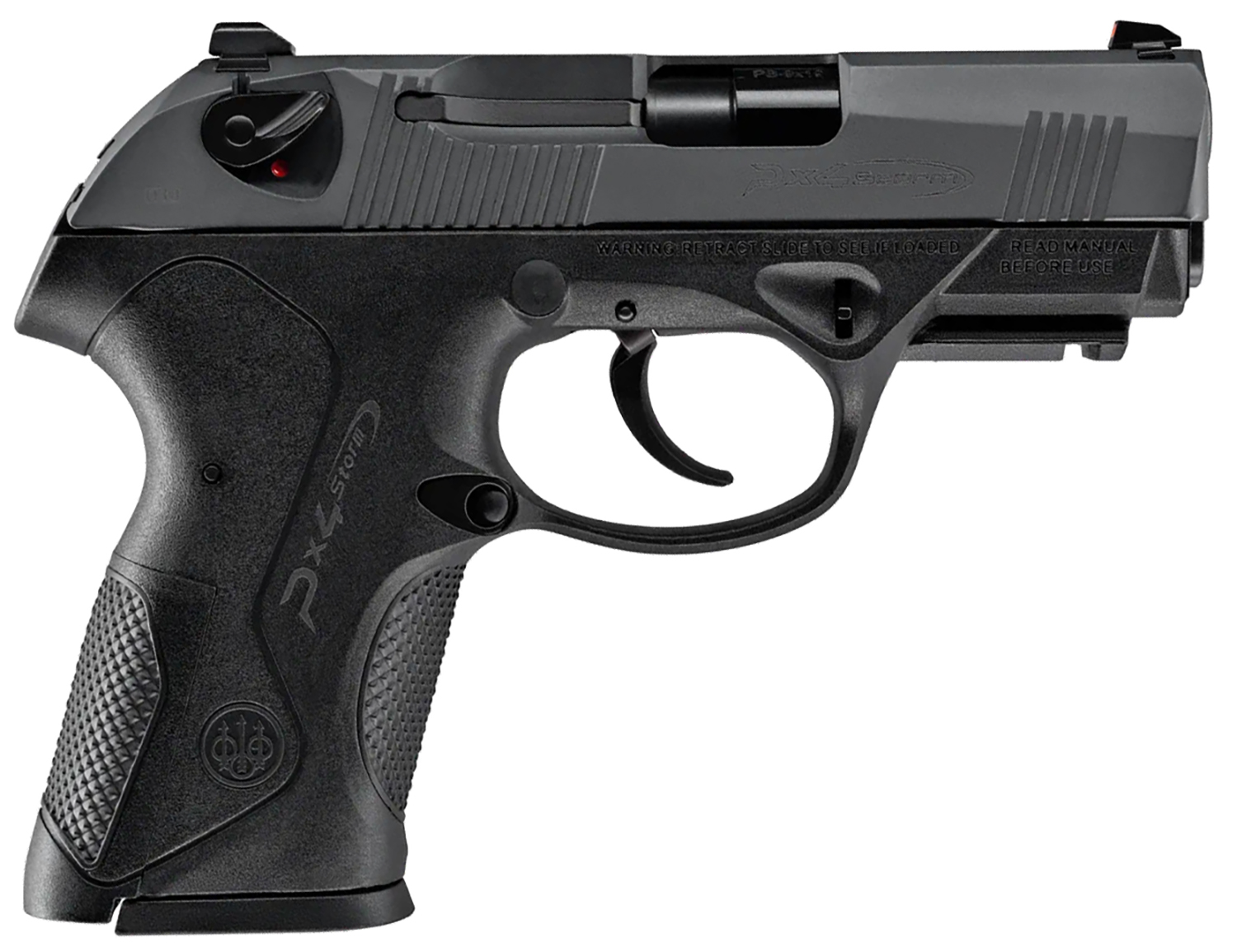 Beretta USA JXC9G10CC2 PX4 G Compact Carry 9mm Luger 10+1 3.20" Black Inox Heavy Contour Rotating Barrel, Black Bruniton Serrated Steel Slide, Black Polymer Frame w/Picatinny Rail