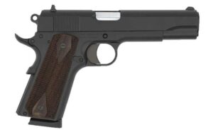 SDS TISAS 1911A1 STAKEOUT 45ACP 5IN BARREL 2-8RD MAGS BRASS BEAD FRONT SIGHT ROUND HAMMER SOLID TRIGGER WALNUT GRIPS 10100516