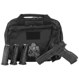Springfield Gear Up 2025 Echelon Handgun 9mm Luger 17(1)&20(4)rd Magazines 4.5" Barrel 3-Dot Tritium Viridian Green Dot Range Bag