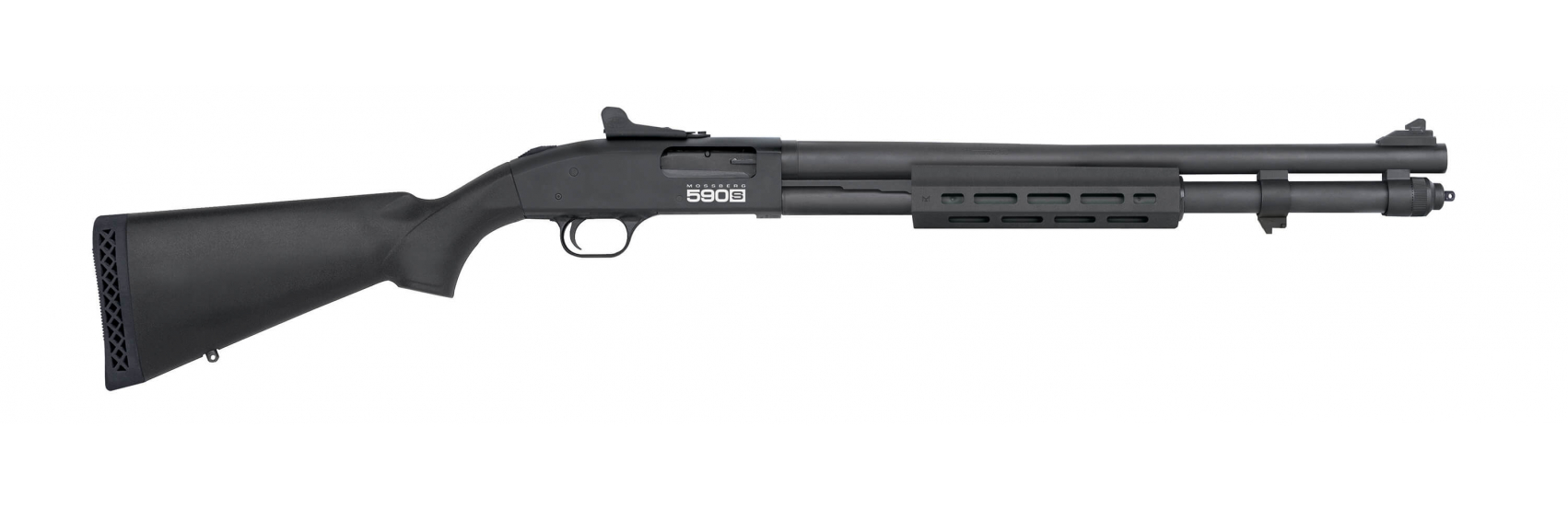 MOSSBERG 590S TACTICAL 12G 20" 13+1RD BLK GHOST RING SIGHT