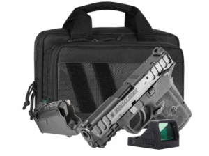 SMITH & WESSON EQUALIZER CARRY ON BUNDLE 9MM 3.675" PSTL TS 10/13/15RD, VIRIDIAN OPTIC, SAVIOR BAG