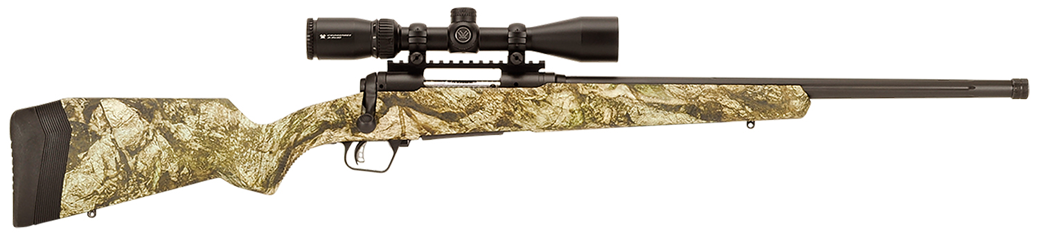 Savage Arms 57359 110 Apex Predator XP 243 Win 4+1 24", Matte Black Metal, Mossy Oak Mountain Country Synthetic Stock, Vortex Crossfire II 4-12x44mm