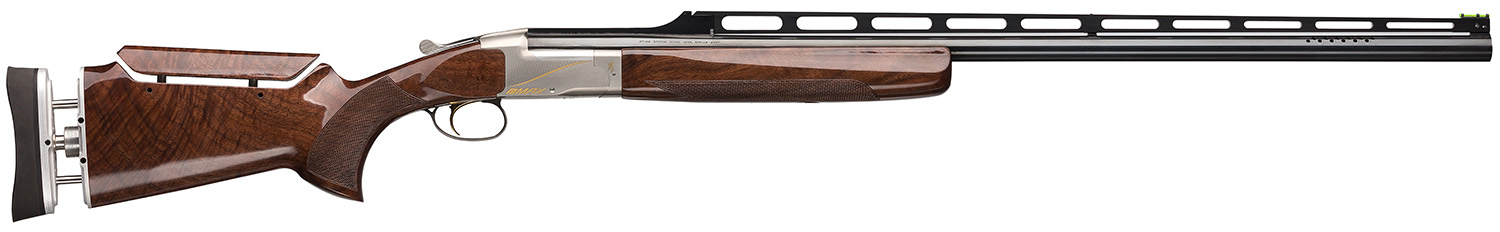 Browning 017087401 BT-99 Max High Grade 12 Gauge 34" 1rd 2.75" Silver Nitride Gloss Oil Black Walnut Fixed Graco Pro Fit Adjustable Buttplate & Comb Stock Right Hand (Full Size)