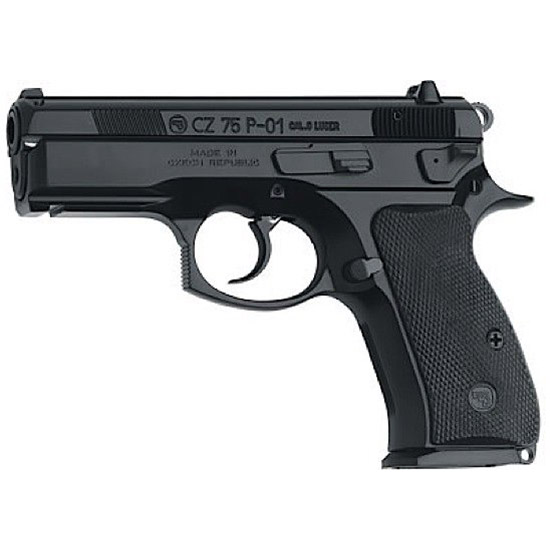 CZ 75 P-01 9MM 3.8 BLK DECOCKER LIGHT RAIL 14RD