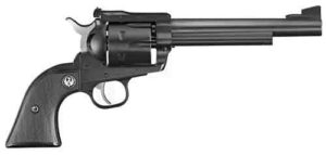RUGER BLACKHAWK 357MAG 6.5" - AS BLUED BLACK CHECKERED SYN