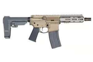Q SUGAR WEASEL 300BLK SBR 7" W/ BRACE BLK/GRY 1-30RD MAGAZINE