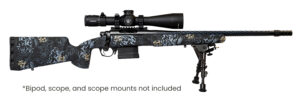 Horizon Firearms RF017S132214T19 Vandal Prime 6 Creedmoor 22" Black Spiral Fluted Threaded Barrel, Drilled & Tapped Receiver, Textured Iota EKO Carbon Fiber Stock
