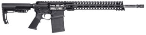 Patriot Ordnance Factory 02419 Rogue DI 308 Win 20+1 18.50" Picatinny Rail Receiver, M-LOK/Picatinny Rail Handguard, Black Polymer Stock & Grip
