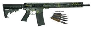GLFA GL15 LBLK-RIFLE  BUNDLE 223 RIFLE  LICHEN-BLK