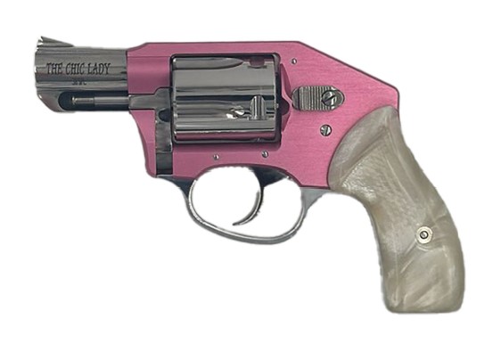 CHARTER ARMS CHÍC LADY OFF DUTY .38 SPL. ALUMINUM 5 SHOT 2IN FIXED CONCEALED PINK HI-POLISH 53852