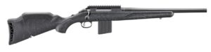 RUGER AMERICAN RIFLE GENERATION II PATROL 6MM ARC 16.1IN BARREL 10RD GRAPHITE BLACK CERAKOTE BLACK SPLATTER G2 STOCK AR STYLE MAG NONE-PICATINNY BASE 56904