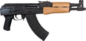 Century Arms Romanian Draco Stamped AK-47 Pistol - Black | 7.62x39 | 12.25" Barrel | Wood Handguard