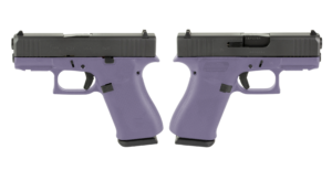 GLOCK G43X 9MM PISTOL 3.41" PURPLE ORCHID NIGHT SIGHTS 2-10RD MAGS