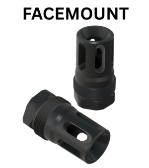 Comstock Facemount - Compact Flash Hider (M14x1 LH) Plan-B Suppressor Mount