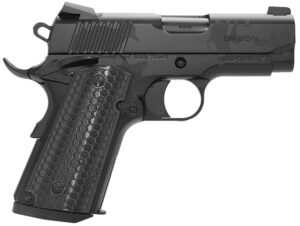 Girsan 392069 MC1911 SC Untouchable Sub-Compact Frame 9mm 7+1 3.40"  Black Steel Barrel, Black Camo Serrated Steel Slide & Frame w/Beavertail, Black Polymer Grip