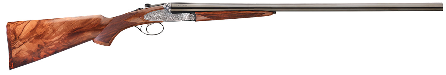 Rizzini USA 72022826E BR552 28 Gauge 2rd 26" Side By Side Barrel, Steel Engraved Receiver, Fixed w/Pistol Grip Turkish Walnut Stock