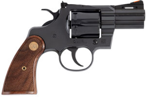 Colt Mfg PYTHONBP2WTS Python  357 Mag/38 Special 6 Shot 2.50" Blued Carbon Steel Vent Rib Barrel, Cylinder & Frame, Wood Grip, Exposed Hammer
