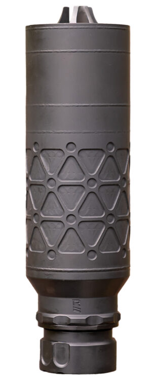 Rugged Suppressors AXL762 Axial Suppressor 7.62mm 1.98" Black Stainless Steel 5/8"x24