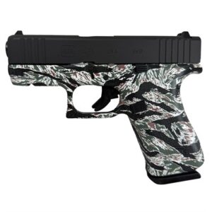 GLOCK 43X 9MM  W/FRONT RAIL BLACK US - TIGER CAMO