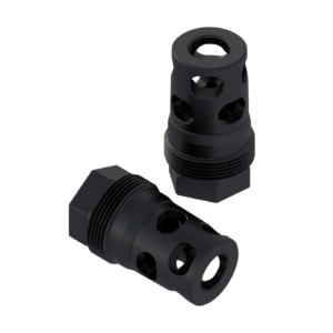 Comstock Compact Muzzle Brake (1/2-36, 9mm bore) Plan-B Suppressor Mount