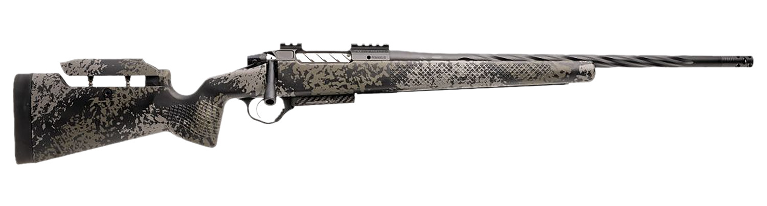 Seekins Precision 0011710305-F Havak PH3 6 Creedmoor 20" Black Fluted Threaded Barrel, Black Picatinny Rail Steel Receiver, Adj Cheek Riser Mountain Shadow Synthetic Stock