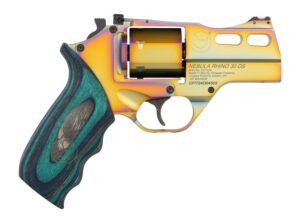 Chiappa Firearms CF340354 Rhino 30SAR 357 Mag 6 Shot 3" Nebula PVD, Blue Laminate Grip