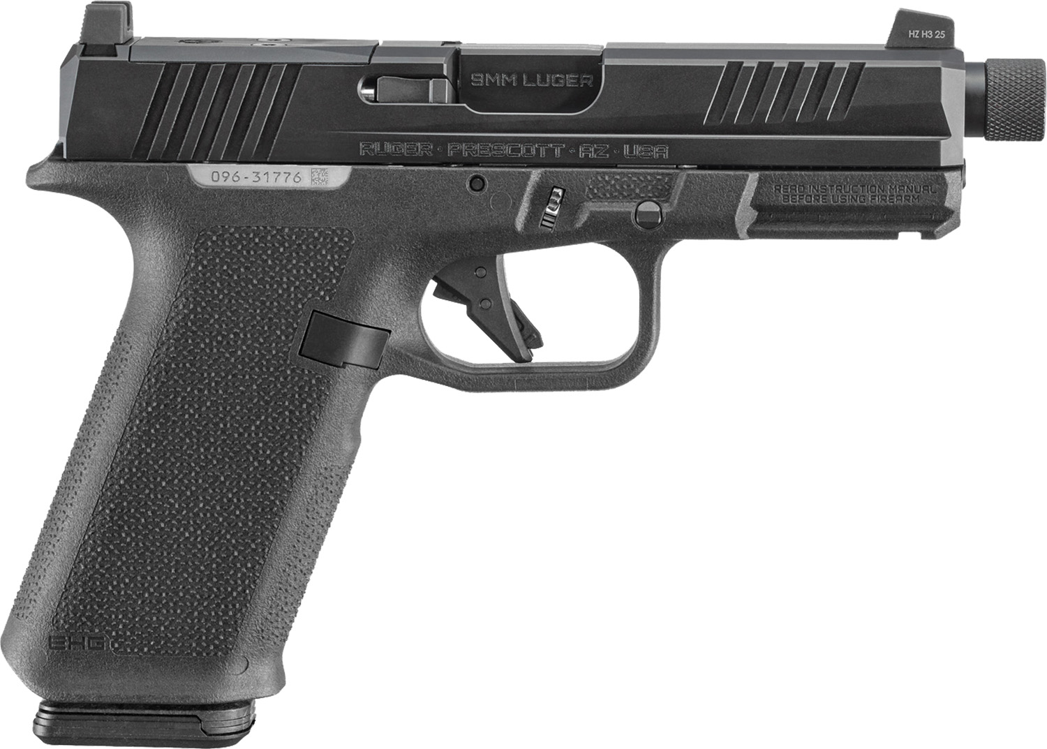 RUG RXM 9MM PST 4.5BLK TB 17R