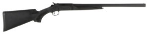 Stevens 22559 301  Compact 20 Gauge Break Open 3" 1rd 22" Matte Black Single Shot Barrel, Matte Black Carbon Steel Receiver, Fixed Matte Black Synthetic Stock, Ambidextrous