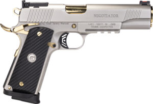 GIRSAN 1911 NEGOTIATOR TALO - 38 SUPER 5" 9RD TITANIUM/GOLD