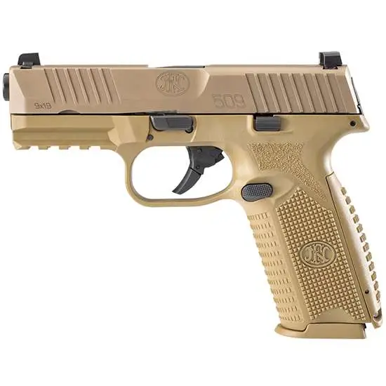 FNH FN 509 HGA 9MM 4IN BBL NMS FDE DS 2/17RD - Image 2