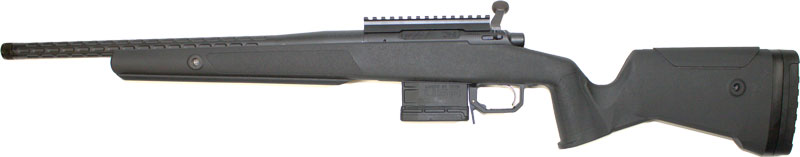 GLFA SUB-1 BOLT ACTION 308 WIN - 18" SS FLUTED CF STOCK BLACK - Image 2