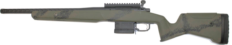 GLFA SUB-1 BOLT ACTION 308 WIN - 18" SS FLUTED CF STOCK GREEN - Image 2