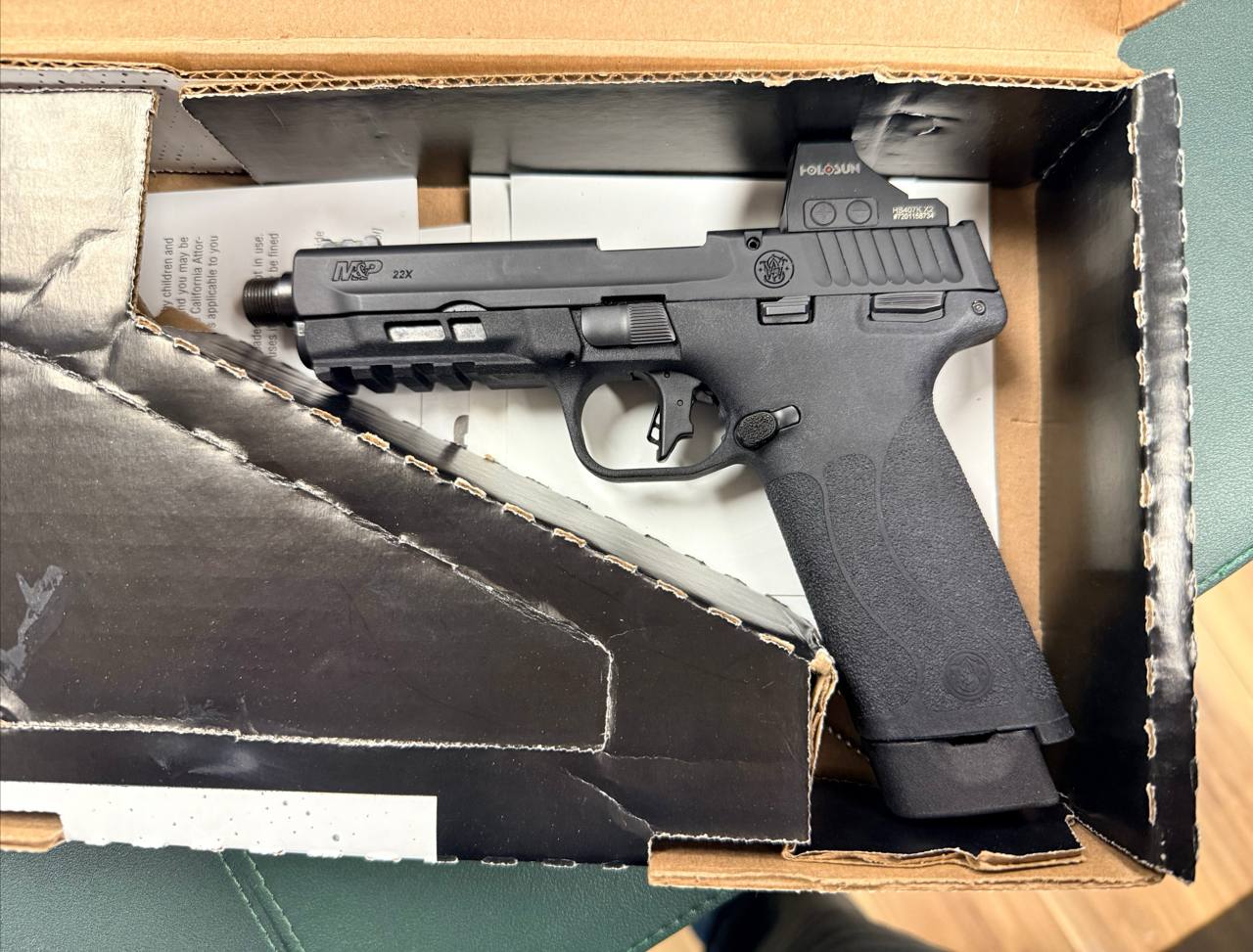 Used Smith & Wesson 22x with Holosun - Image 3